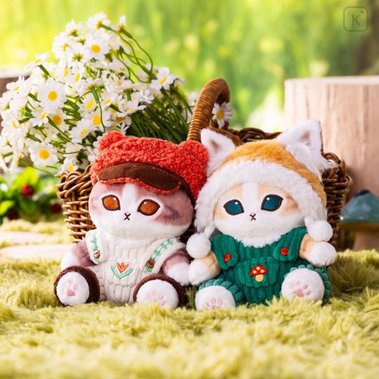 Japan Mofusand Mascot Holder - Woodlands Fox Hat Cat - 3