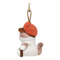 Japan Mofusand Mascot Holder - Woodlands Bear Hat Cat - 4