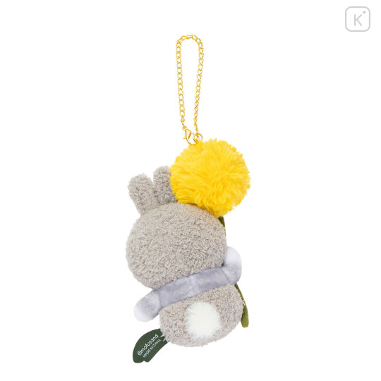 Japan Mofusand Fluffy Mascot Holder - Woodlands Bunny Cat and Dandelion Flying - 6