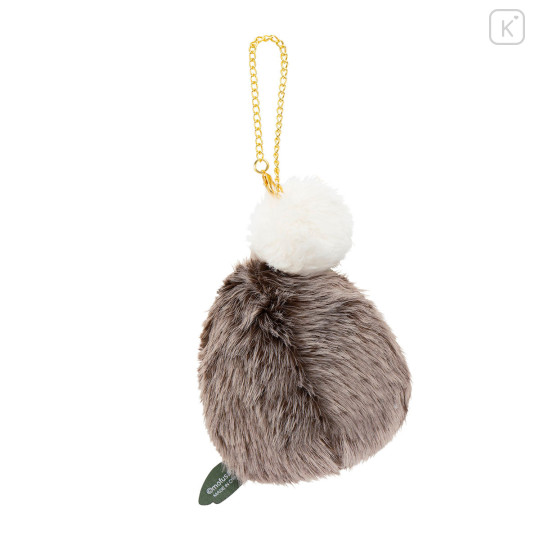 Japan Mofusand Fluffy Mascot Holder - Woodlands Hedgehog Cat and Cotton Fluff Flying - 6