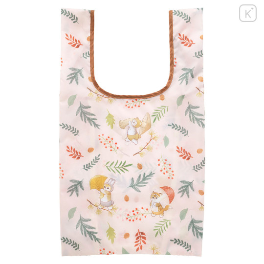 Japan Mofusand Eco Bag in Mini Backpack Pouch - Woodlands Leaf - 7