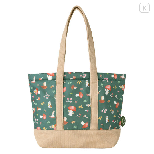 Japan Mofusand Large Tote Bag with Gusset - Woodlands Mushroom and Bunny Cat - 3