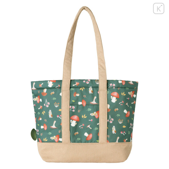 Japan Mofusand Large Tote Bag with Gusset - Woodlands Mushroom and Bunny Cat - 5