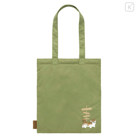 Japan Mofusand Flat Tote Bag - Woodlands Patch - 4