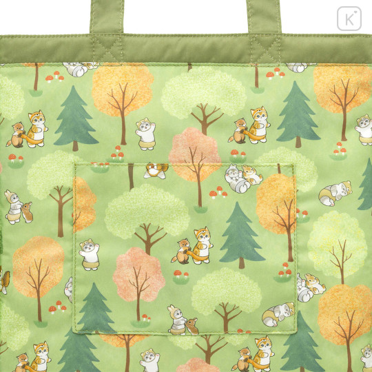 Japan Mofusand Flat Tote Bag - Woodlands Patch - 5