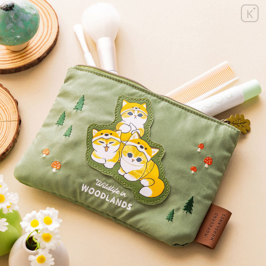 Japan Mofusand Flat Pouch - Woodlands - 2
