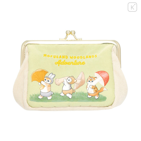 Japan Mofusand Gusseted Clasp Pouch - Woodlands - 5