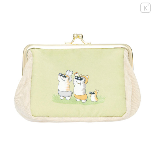 Japan Mofusand Gusseted Clasp Pouch - Woodlands - 6