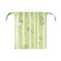Japan Mofusand Drawstring Bag - Woodlands Tree-Climbing Bear Cat - 4