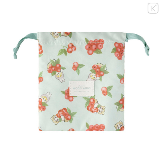 Japan Mofusand Drawstring Bag - Woodlands Berry - 3
