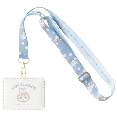 Japan Mofusand Neck Strap & Card Holder Set - Woodlands Rabbit Cat
