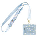 Japan Mofusand Neck Strap & Card Holder Set - Woodlands Rabbit Cat - 4