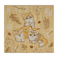 Japan Mofusand Jacquard Gauze Hand Towel - Woodlands Fox Cat - 1
