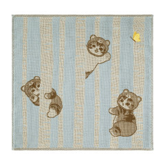 Japan Mofusand Jacquard Gauze Hand Towel - Woodlands Bear Cat