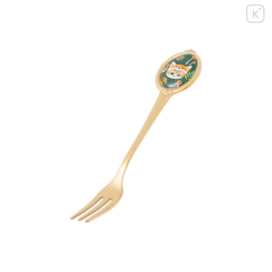 Japan Mofusand Teaspoon & Fork Set - Woodlands - 4