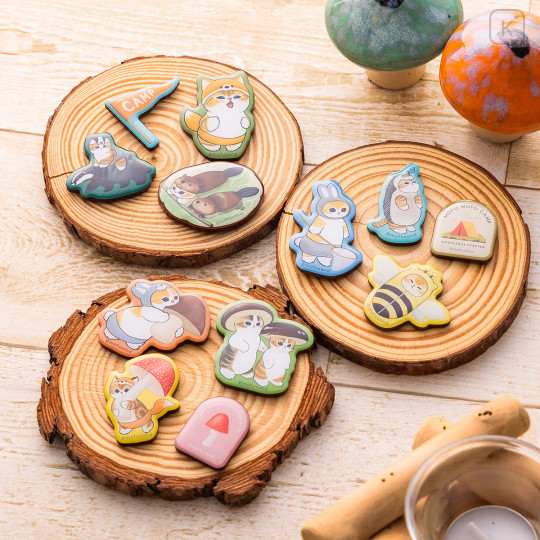 Japan Mofusand Souvenir Mini Magnet Set - Woodlands Forest - 2