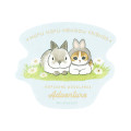 Japan Mofusand Foil Stamped Sticker - Woodlands Rabbit in the Meadow - 1