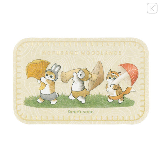 Japan Mofusand Foil Stamped Sticker - Woodlands Mushroom Carrier - 1