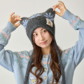 Japan Mofusand Cat Ear Knit Cap - Woodlands Nordic Charcoal - 3