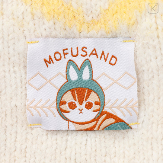 Japan Mofusand Cat Ear Knit Cap - Woodlands Nordic Natural - 7