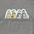 Japan Mofusand Blanket Stole - Woodlands Birds Gray - 6