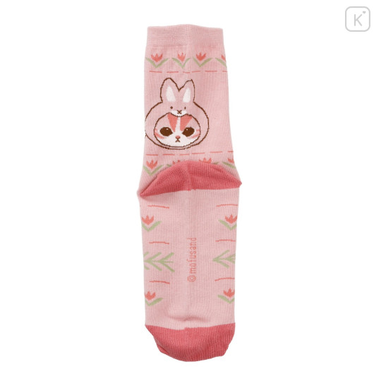 Japan Mofusand Socks - Woodlands Bunny Pink - 5