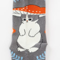 Japan Mofusand Socks - Woodlands Mushroom Gray - 4