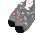 Japan Mofusand Socks - Woodlands Mushroom Gray - 6