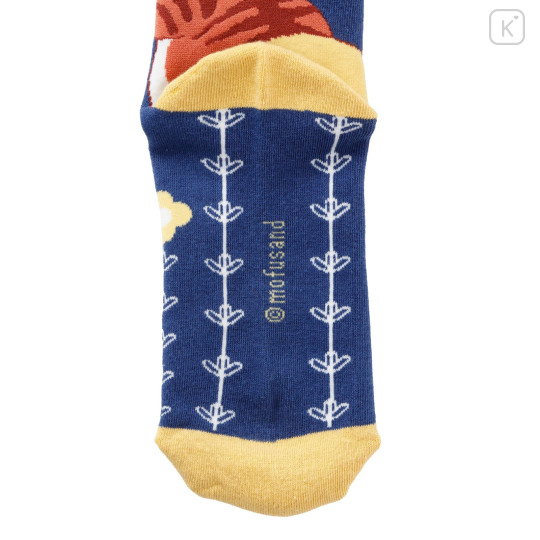 Japan Mofusand Socks - Woodlands Black Navy - 7