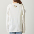 Japan Mofusand Long-Sleeve T-Shirt (L) - Woodlands Meadow Friends White - 7