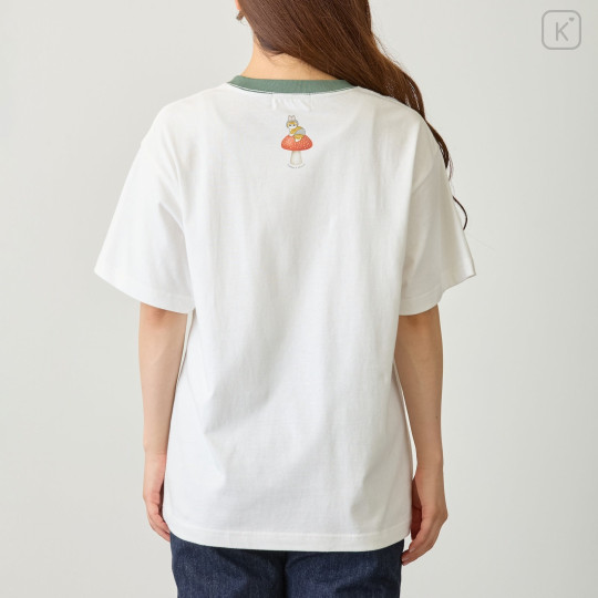 Japan Mofusand T-Shirt (L) - Woodlands Bunny Cat White - 7
