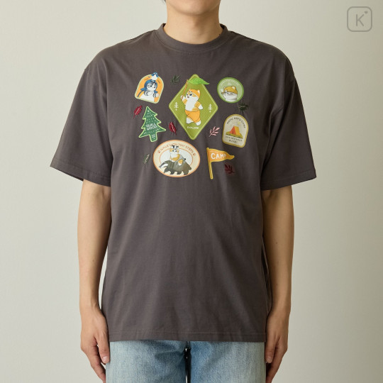 Japan Mofusand T-Shirt (M) - Woodlands Charcoal Black - 5