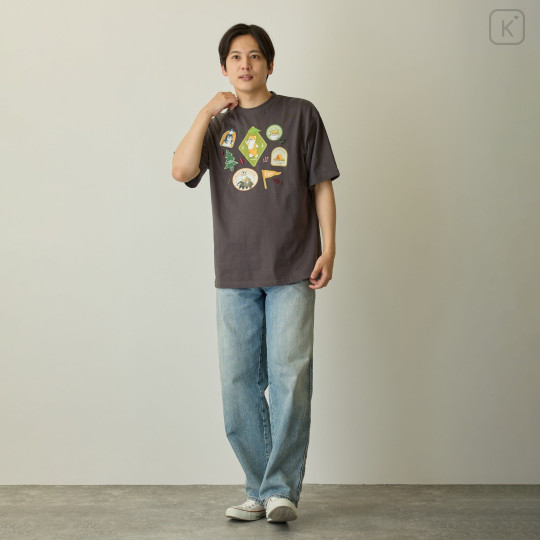 Japan Mofusand T-Shirt (L) - Woodlands Charcoal Black - 4