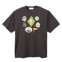 Japan Mofusand T-Shirt (XL) - Woodlands Charcoal Black