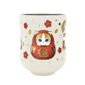 Japan Mofusand Vacuum Double-Walled Teacup - Daruma Cat - 1