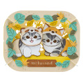 Japan Mofusand Paper Theater Craft Kit - Raccoon Dog Cat and Fox Cat - 1