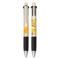 Japan Mofusand Hibiya Kadan Jetstream 4&1 Multi Ballpoint Pen + Mechanical Pencil - Flora Cat Summer B