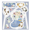 Japan Mofusand Hibiya Kadan 2way Pickrill Stand - Winter Cat - 3