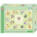 Japan Mofusand Hibiya Kadan Jigsaw Puzzle 500pcs - Flora Cat Summer - 2