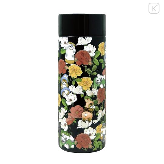 Japan Mofusand Hibiya Kadan Stainless Steel Bottle 300ml - Rose - 1