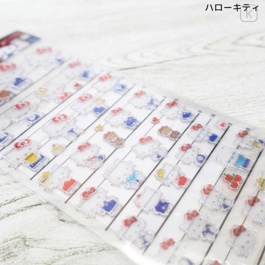 Japan Sanrio 4 Size Sticker Glass Style - Hello Kitty - 2