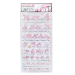 Japan Sanrio 4 Size Sticker Glass Style - My Melody