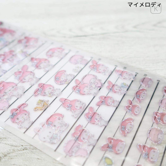 Japan Sanrio 4 Size Sticker Glass Style - My Melody - 2