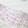 Japan Sanrio 4 Size Sticker Glass Style - My Melody - 2
