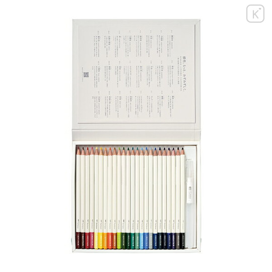 Japan Tombow Irojiten Watercolor Pencils - 24-Color Set - 2