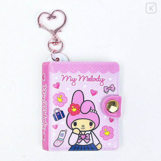 Japan Sanrio Mini Photo Album Keychain Card Case - My Melody - 1