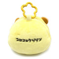 Japan Sanrio Face Pouch with Carabiner - Corocorokuririn : Yellow - 3