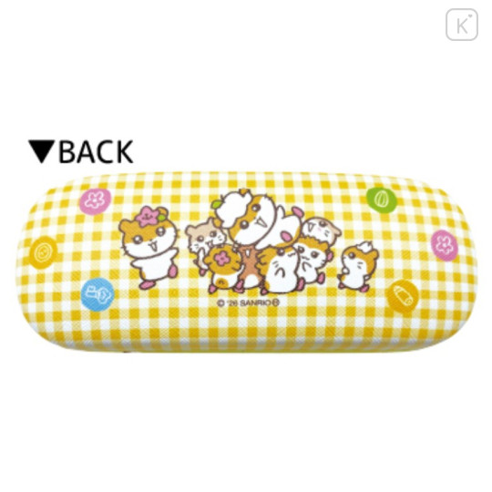 Japan Sanrio Eyeglass Case with Cleaning Cloth - Corocorokuririn : Yellow - 2