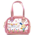 Japan Sanrio Boston-Style Pouch - Usahana : Pink - 1