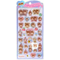 Japan Monchhichi Uruchuru Pop Seal - Bebichhichi-chan & Bebichhichi-kun - 1